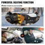 VEVOR Diesel Heater 12V Diesel Air Heater 8KW Diesel Parking Heater Remote Control with LCD Switch for Car Trucks Motor-home Boat Bus CAN Black & White