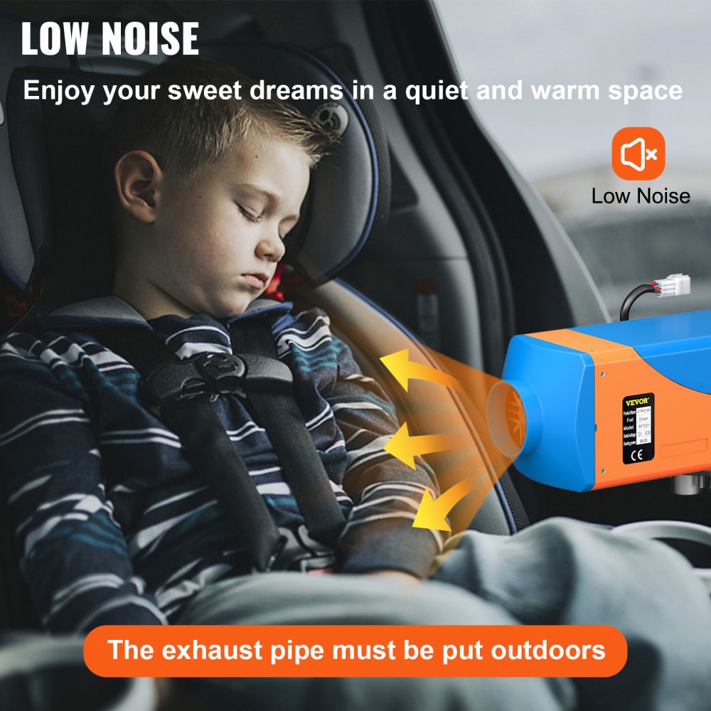 Diesel Air Heater 12V 8KW LCD Thermostat 10L Tank For Car RV Truck Boat