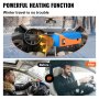 VEVOR Diesel Heater 12V Diesel Air Heater 8KW Diesel Parking Heater Remote Control with Blue Lcd Switch for Car Trucks Motor-home Boat Bus CAN (Blue & Orange)