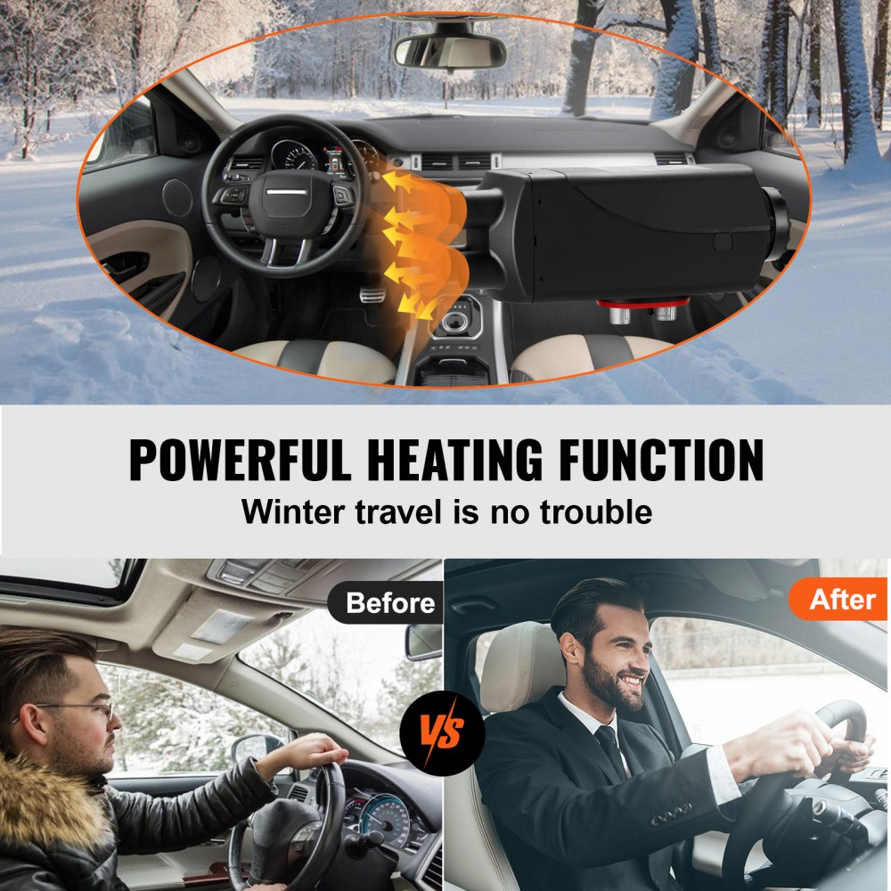 VEVOR 8KW Diesel Air Heater Muffler Diesel Heater 12V 10L Tank Diesel Parking Heater 8000W with Lcd Monitor for Boat Bus RV and Trailer, 8KW 12V 10L