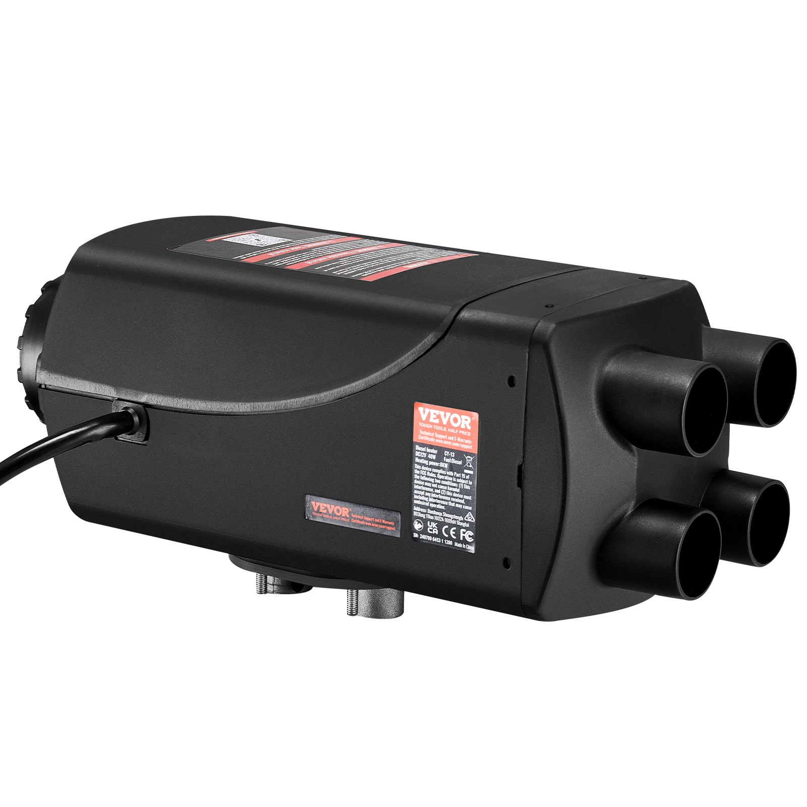 VEVOR 8KW Diesel Air Heater Muffler Diesel Heater 12V 10L Tank Diesel Parking Heater 8000W with Lcd Monitor for Boat Bus RV and Trailer, 8KW 12V 10L