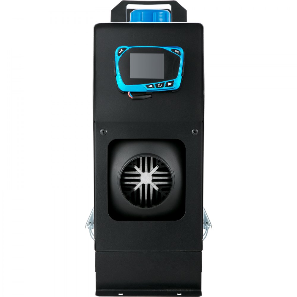 VEVOR Diesel Air Heater, 8KW Parking Heater, All in 1, 12V Truck Heater, One Air Outlet, with Red LCD Switch, Remote Control, Fast Heating Diesel Heater, For Car, RV Truck, Boat, Campervans, Caravans