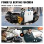 VEVOR Diesel Air Heater, 8KW Parking Heater, All in 1, 12V Truck Heater, One Air Outlet, with Red LCD Switch, Remote Control, Fast Heating Diesel Heater, For Car, RV Truck, Boat, Campervans, Caravans