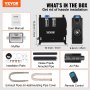 VEVOR 5-8KW Diesel Air Heater, Diesel Parking Heater, All in One 12V Truck Heater, One Outlet Hole, with Black LCD Switch, Fast Heating Diesel Heater, For RV Truck, Boat, Bus, Car Trailer, Caravan