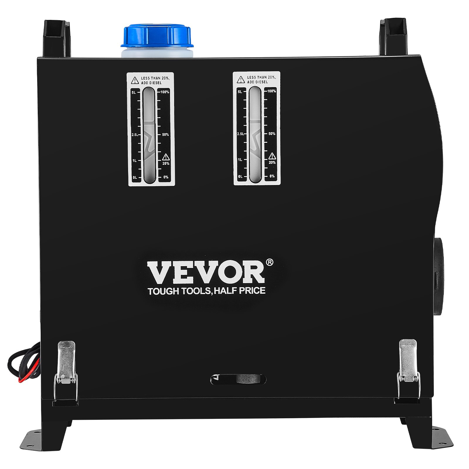 VEVOR 5-8KW Diesel Air Heater, Diesel Parking Heater, All in One 12V Truck Heater, One Outlet Hole, with Black LCD Switch, Fast Heating Diesel Heater, For RV Truck, Boat, Bus, Car Trailer, Caravan