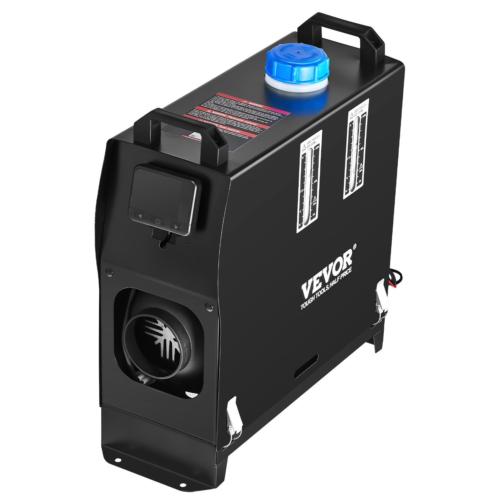 VEVOR 5-8KW Diesel Air Heater, Diesel Parking Heater, All in One 12V Truck Heater, One Outlet Hole, with Black LCD Switch, Fast Heating Diesel Heater, For RV Truck, Boat, Bus, Car Trailer, Caravan