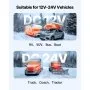 VEVOR Diesel Air Heater, 5-8KW DC12-24V, Fast Heating Diesel Parking Heater with Remote Control and Color Digital Display, 10L Fuel Tank, Low Noise, Voice Announcement, for RV, Truck, Boat and Trailer