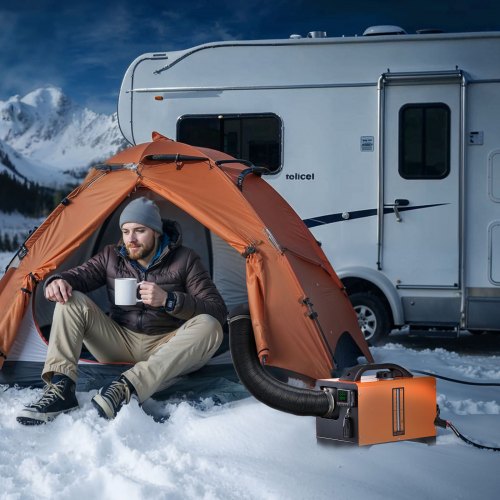 VEVOR Portable Diesel Heater for Camping – kW, DC12-24V