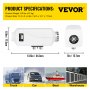 5kw 12v Diesel Air Heater Led Remote Control For Trucks Motor-home Boat Bus Car
