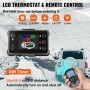 Thermostat Diesel d'affichage à cristaux liquides de réchauffeur d'air de 5KW 12V silencieux 5000W pour la remorque de voiture de bateau de camions
