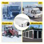 5kw 12v Diesel Air Heater Tank Lcd Thermostat Quiet For Truck Boat Trailer Can