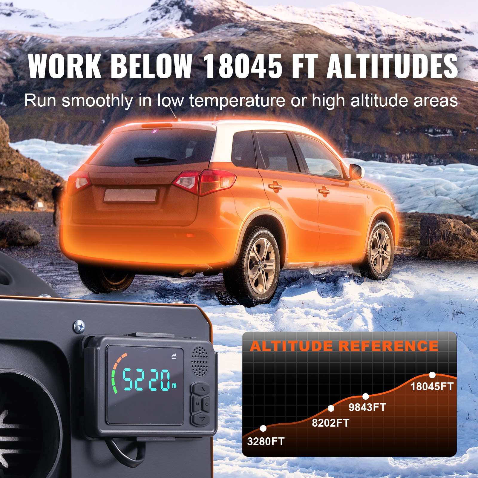 VEVOR 5 KW Diesel Air Heater, Bluetooth App Control All-on-one Diesel Heater with Automatic Altitude Adjustment, Remote Control and LCD, Portable Parking Heater for RV Trailer Camper Van Boat