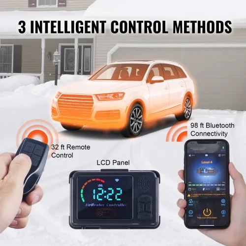 Diiselpuhur 8 kW, 12V, horisontaalne, Bluetooth rakendusega — pilt 3
