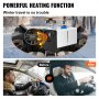 VEVOR Diesel Air Heater, 8KW Parking Heater, 12V Truck Heater, 1 Outlet Oper, with Knob Switch, Remote Control, Fast Heating Diesel Heater, For RV Truck, Boat, Bus, Trailer Car, Motorhomes, Caravans