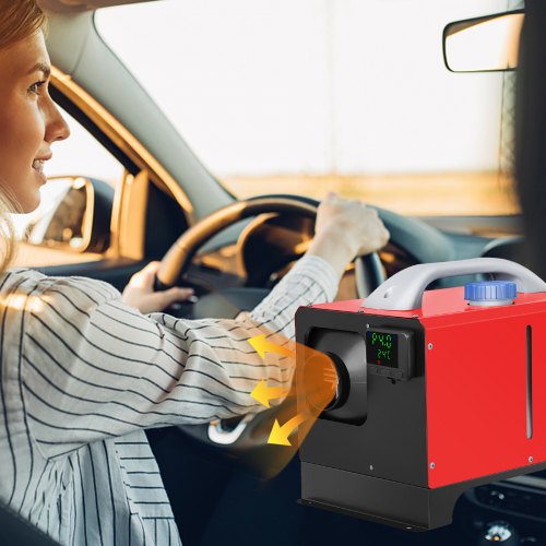 VEVOR Diesel Air Heater, 8KW Parking Heater, All in One 12V Truck Heater, One Outlet Hole, with Black LCD, Remote Control, Fast Heating Diesel Heater, For RV Truck, Boat, Bus, Car Trailer, Motorhomes