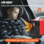 VEVOR Diesel Air Heater, 8KW Parking Heater, All in One 12V Truck Heater, One Outlet Hole, with Black LCD, Remote Control, Fast Heating Diesel Heater, For RV Truck, Boat, Bus, Car Trailer, Motorhomes