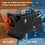Vevor Diesel Air Heater Parking Heater, 8kwtruck Heater W/ Knob, Remote Control