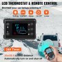 VEVOR Diesel Air Heater, 8KW Mini Parking Heater, 12V Truck Heater, Four Air Outlets, with LCD Switch, Remote Control, Fast Heating Diesel Heater, All in One Design, For RV Truck, Boat, Bus