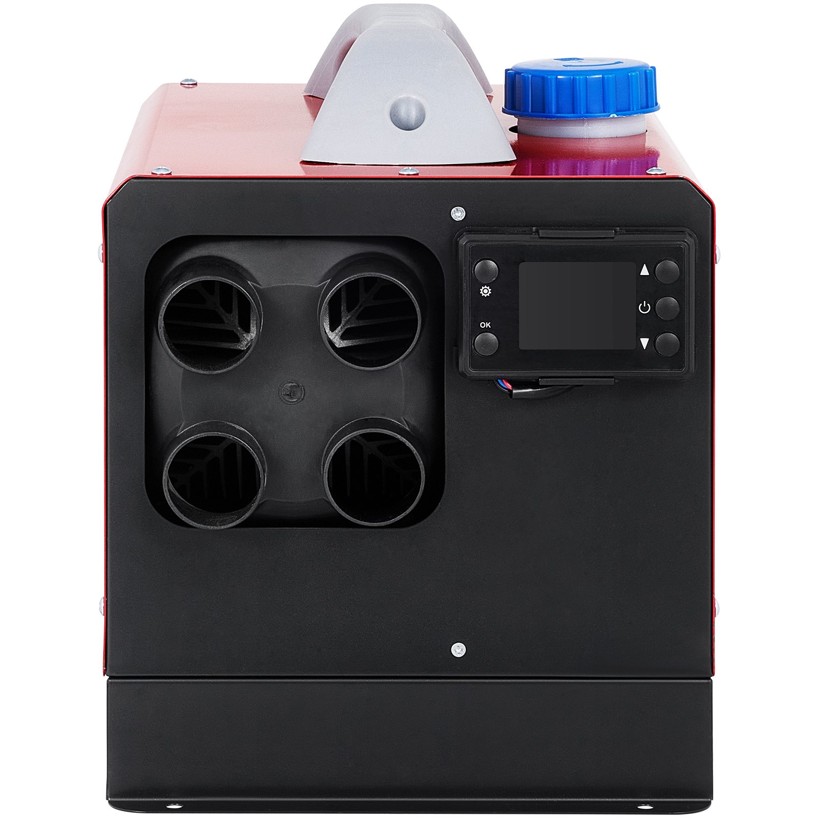 VEVOR Diesel Air Heater, 8KW Mini Parking Heater, 12V Truck Heater, Four Air Outlets, with LCD Switch, Remote Control, Fast Heating Diesel Heater, All in One Design, For RV Truck, Boat, Bus