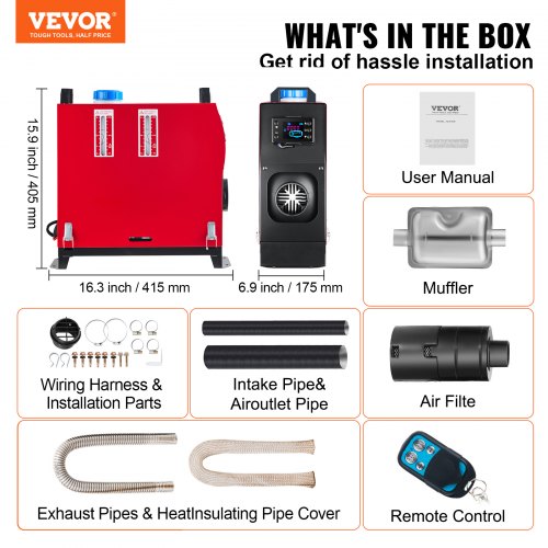 Air Heater Instructions 5kw Diesel Heater Manual App Control