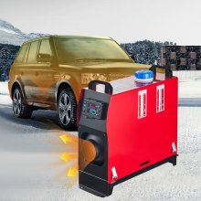 VEVOR 5KW Diesel Air Heater, All in One 12V Diesel Parking Heater Muffler, Diesel Heater Remote Control with LCD Switch