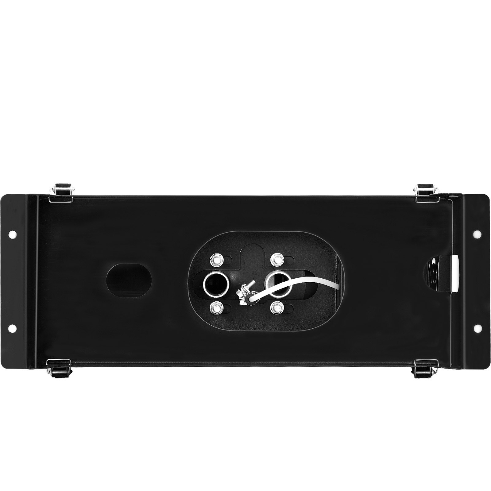 black base unit of VEVOR diesel air heater with intake and outlet connections visible.