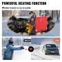 VEVOR 5KW Diesel Air Heater All in One 1 Air Outlet Diesel Heater 12V Remote Control Parking Heater Silencer with Voice Broadcast Switch for RV Trucks Bus and Trailer