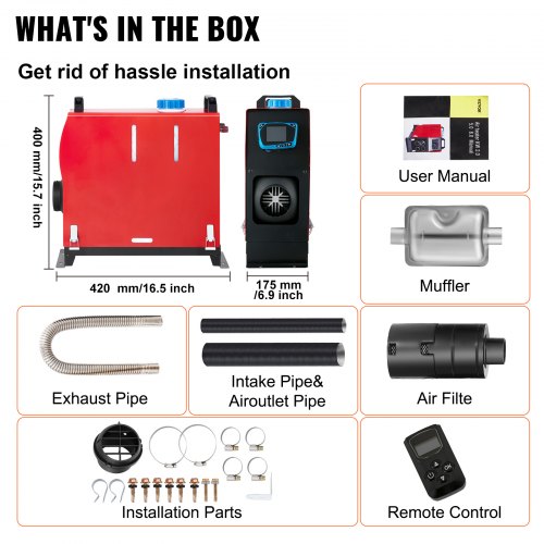 Chinese Diesel Heater Reviews SILVEL 8KW Diesel Heater (12V