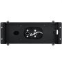 VEVOR diesel air heater black base plate with wiring and mounting holes.