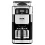 Cafetera VEVOR con molinillo, 12 tazas, cafetera con molinillo y filtro, control de intensidad de café de 3 niveles, temporizador de 24 horas para preparación automática, ideal para casa, oficina, restaurante.