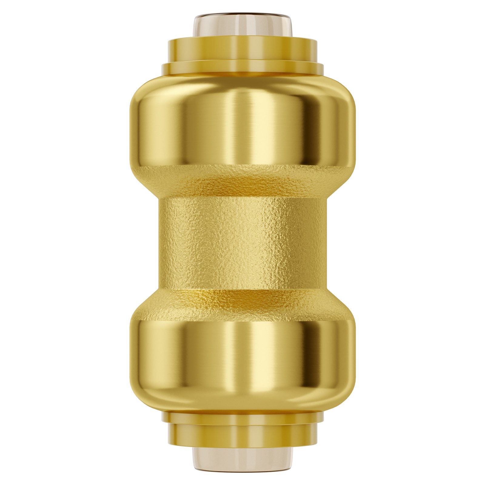 VEVOR Pipe Fittings, 1/2" 12PCS Brass Pipe Fittings, Straight-Through Push-Fit Pipe Connector Brass Air Fittings, Heavy Duty Plumbing Fittings Adapter for Heating/Shower Systems, Water Pipes