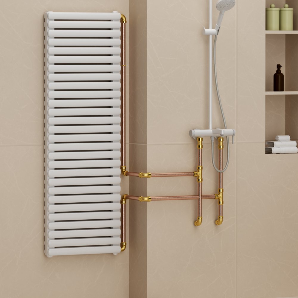 VEVOR Pipe Fittings, 3/4" 12PCS Brass Pipe Fittings, Straight-Through Push-Fit Pipe Connector Brass Air Fittings, Heavy Duty Plumbing Fittings Adapter for Heating/Shower Systems, Water Pipes