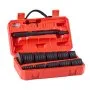 VEVOR Bearing Press Kit, 52 Pcs, Bearing Race and Seal Driver Set with 49 Bushings and Handle Shaft, Bushing Driver Tool Set, Heavy Duty Carbon Steel Removal Installation Tool Kit with Storage Case
