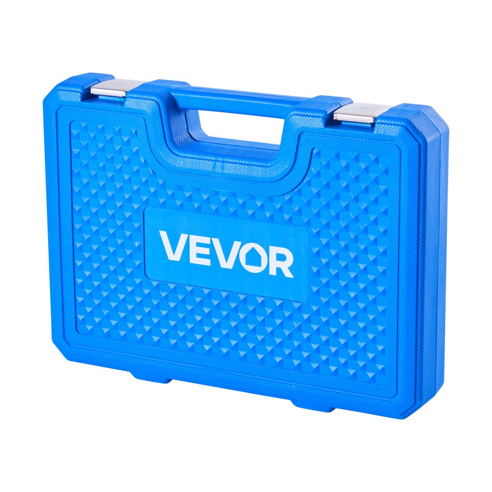 VEVOR Bearing Press Kit, 7 Pcs, Bearing Race and Seal Driver Set with 5 Bushings, Handle Shaft and Extension Rod, Bushing Driver Tool Set, Heavy Duty Removal Installation Tool Kit with Storage Case