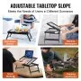 VEVOR bed tray table with adjustable tabletop used for smart working, hotel room service, and more.