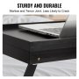VEVOR ágytálcaasztal összecsukható lábakkal, bambusz reggelizőtálca kanapéhoz, ágyhoz, étkezéshez, nassoláshoz és munkához, állítható asztali dőlésszögű tálaló laptop íróasztal, hordozható uzsonnatálca, 20"x12,2
