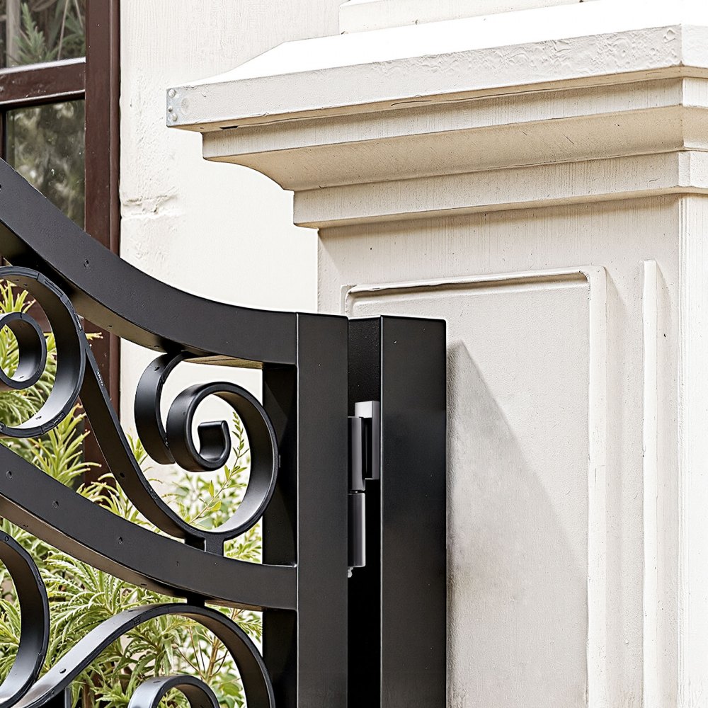 VEVOR Heavy Duty Gate Hinges, 2-Pack 7-Inch Barrel Gate Hinge, Weld On Hinges 900 lbs Load Capacity for Swing Trailer Gates, Grease Zerk Fitting & Internal Ball Bearings for Smooth Operation