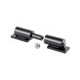 VEVOR Heavy Duty Gate Hinges, 2-Pack 7-Inch Barrel Gate Hinge, Weld On Hinges 900 lbs Load Capacity for Swing Trailer Gates, Grease Zerk Fitting & Internal Ball Bearings for Smooth Operation