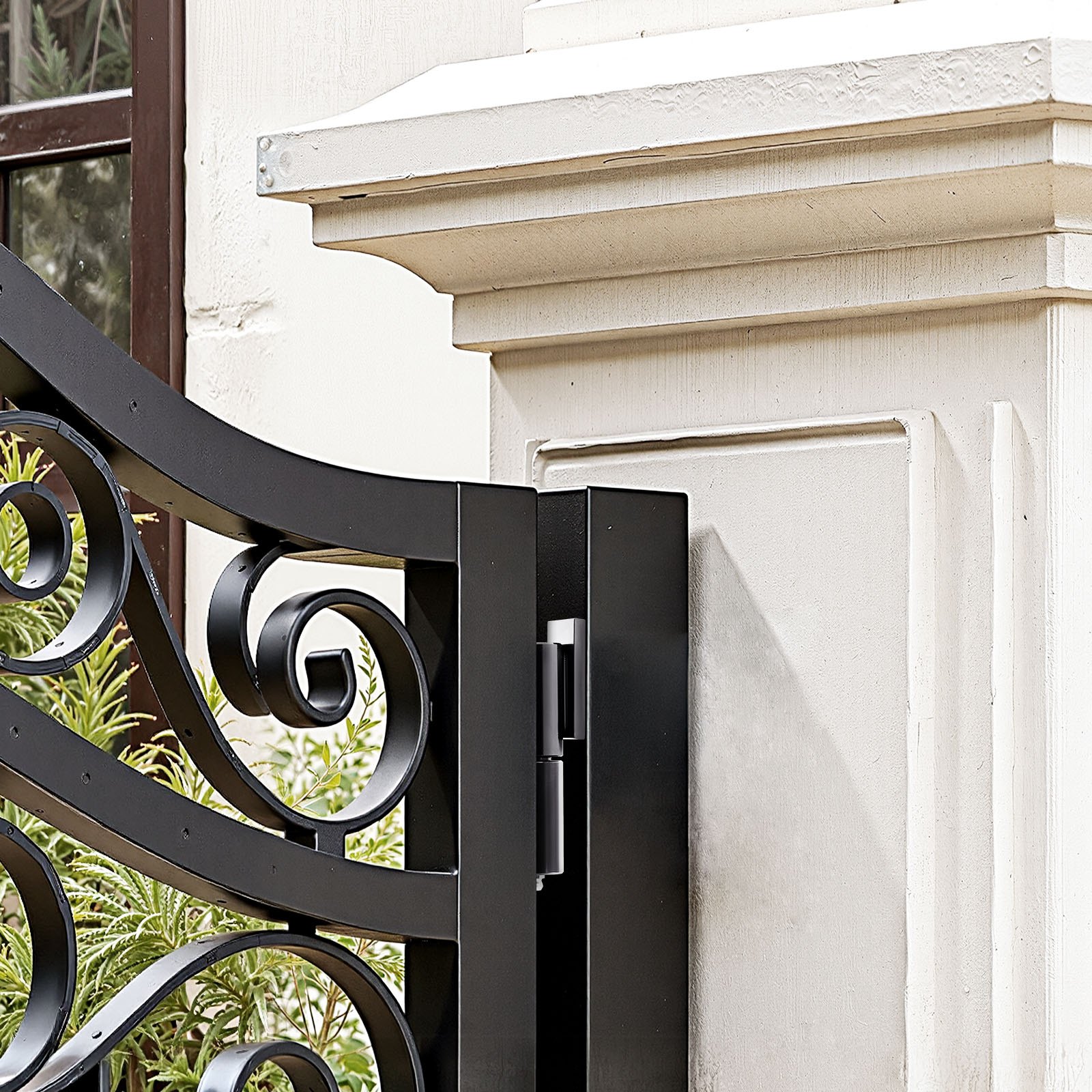 VEVOR Heavy Duty Gate Hinges, 2-Pack 7-Inch Barrel Gate Hinge, Weld On Hinges 900 lbs Load Capacity for Swing Trailer Gates, Grease Zerk Fitting & Internal Ball Bearings for Smooth Operation