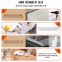 VEVOR 96x 42 Inch Thick Clear Table Protector Clear PVC Tablecloth Table Top Protector 2mm Thick Table Cover Rectangular Table Pads for Dining Room Table Desk