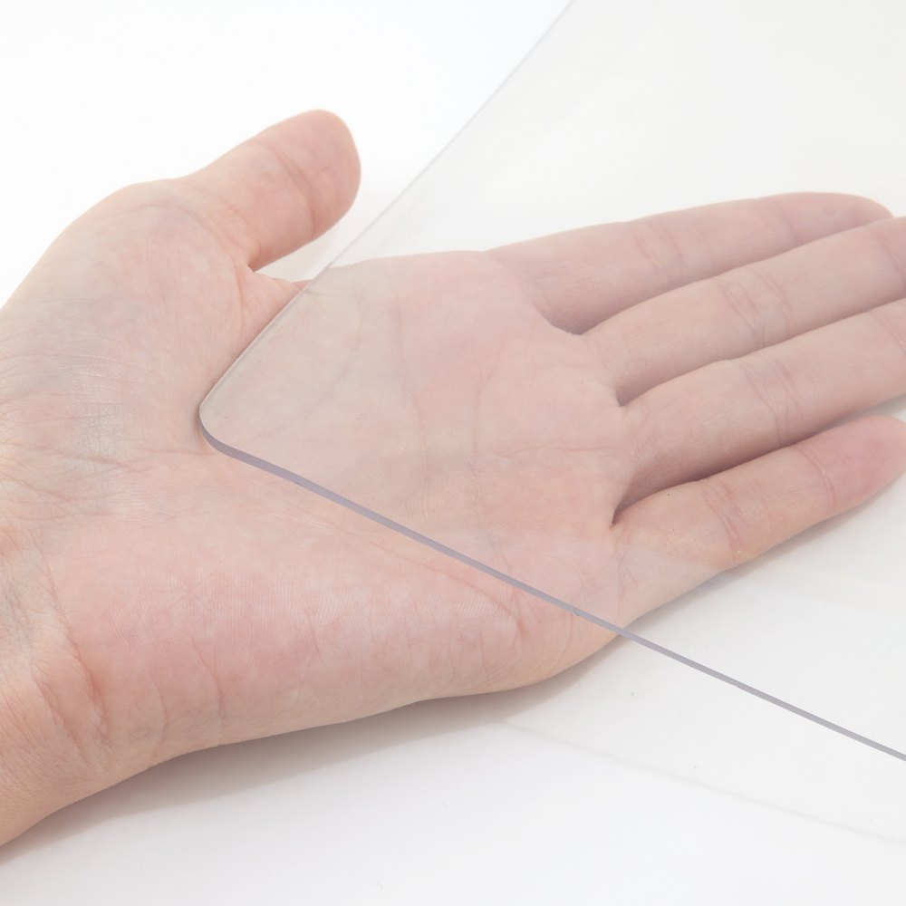 Pvc Chránič ubrusu Kryt na stůl 117 x 244 cm podložka na stůl Crystal Rectangle