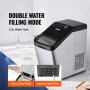 VEVOR Portable Countertop Ice Maker 33Lbs/24H Self-Cleaning with Scoop Basket