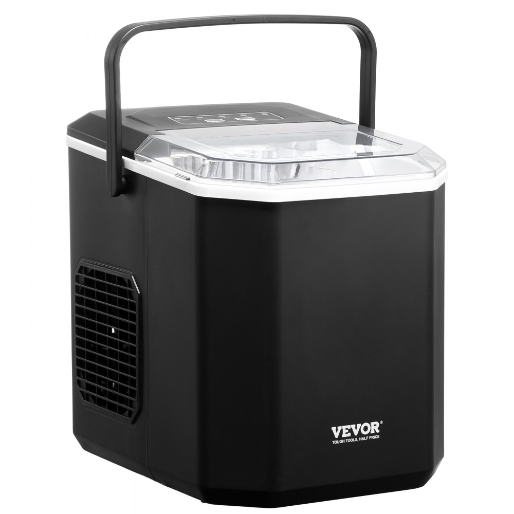 VEVOR Portable Countertop Ice Maker 26Lbs/24H Self-Cleaning with Scoop Basket