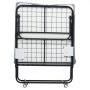 VEVOR Rollaway Bed, 31 in x 75 in Folding Bed with 5 in Mattress, Twin Size Foldable Bed with Sturdy Metal Frame & Memory Foam Mattress, Portable Twin Roll Away Bed with Mattress, for Adults, Guest