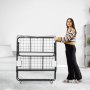 VEVOR Rollaway Bed, 38 in x 75 in Folding Bed with 5 in Mattress, Twin Size Foldable Bed with Sturdy Metal Frame & Memory Foam Mattress, Portable Twin Roll Away Bed with Mattress, for Adults, Guest