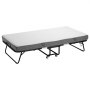 VEVOR Rollaway Bed, 38 in x 75 in Folding Bed with 5 in Mattress, Twin Size Foldable Bed with Sturdy Metal Frame & Memory Foam Mattress, Portable Twin Roll Away Bed with Mattress, for Adults, Guest
