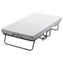 VEVOR Rollaway Bed, 38 in x 75 in Folding Bed with 5 in Mattress, Twin Size Foldable Bed with Sturdy Metal Frame & Memory Foam Mattress, Portable Twin Roll Away Bed with Mattress, for Adults, Guest