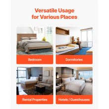 Full Size Bunkie Board 0.4" Foldable Bed Board Slats with Connection 8 Pcs