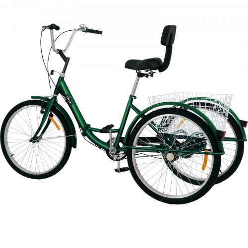 Vélo pliant de 24 pouces, tricycle pour adulte tricycle avec panier - 3 Vélo pliant de 24 pouces, tricycle pour adulte tricycle avec panier - 3
