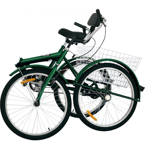Tricycle 24 Pouces - Tricycle 24 avec Panier - Jaune - Tricycle urbain Tricycle 24 Pouces - Tricycle 24 avec Panier - Jaune - Tricycle urbain